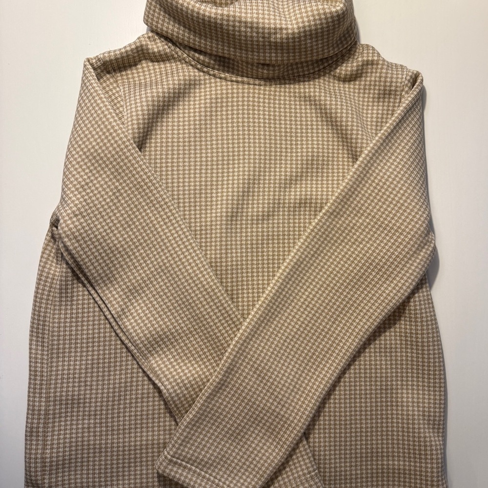 NWT J.Crew Funnel-Neck Knit Top – Sandstone -Size Large - Picture 3 of 5